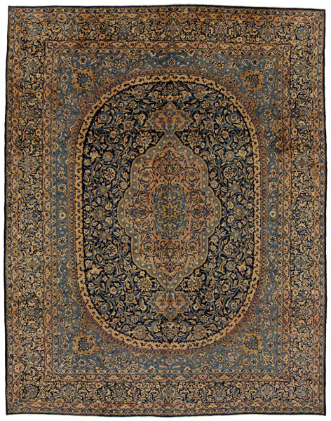 Kirman - Antique Tappeto Persiano 395x308