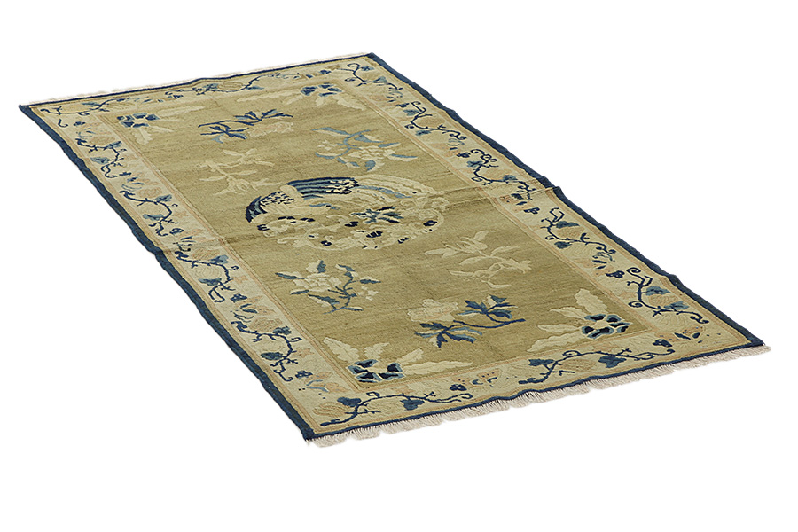 Khotan - China Chinesischer Teppich 161x78 - Abbildung 1