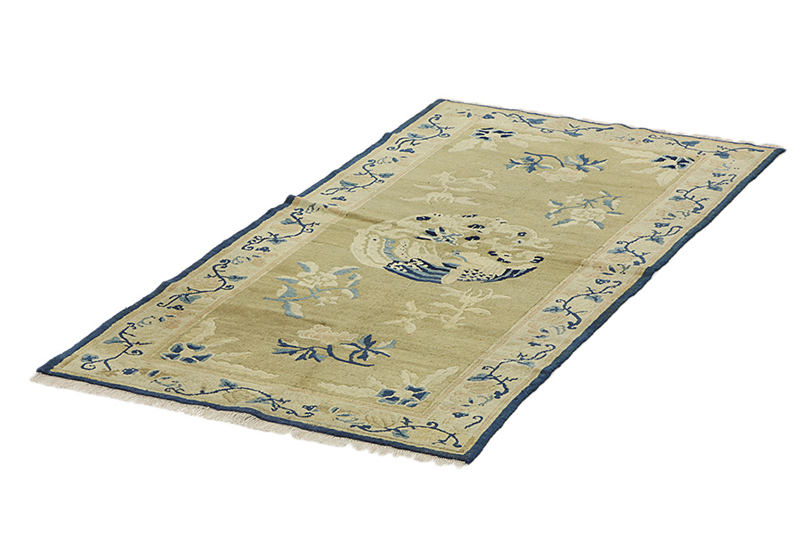Khotan - China Chinesischer Teppich 161x78 - Abbildung 2
