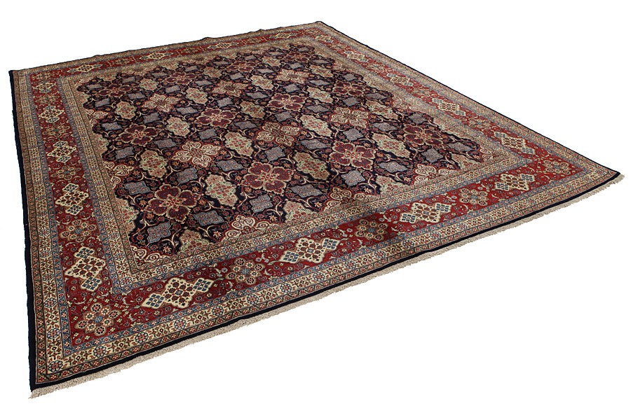 Jozan - Antique Perser Teppich 348x303 - Abbildung 1