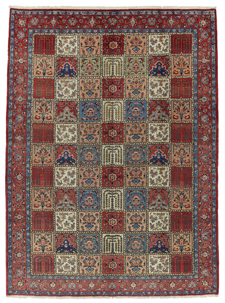 Bakhtiari - Antique Perser Teppich 358x265