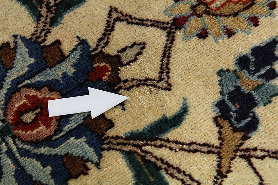 Kashan Tapis Persan 386x298 - Image 8