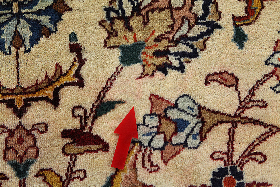 Kashan Tapis Persan 386x298 - Image 9