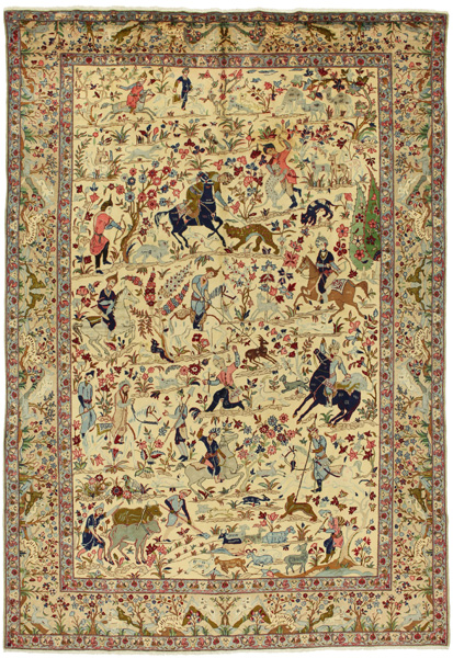 Isfahan Perser Teppich 377x262