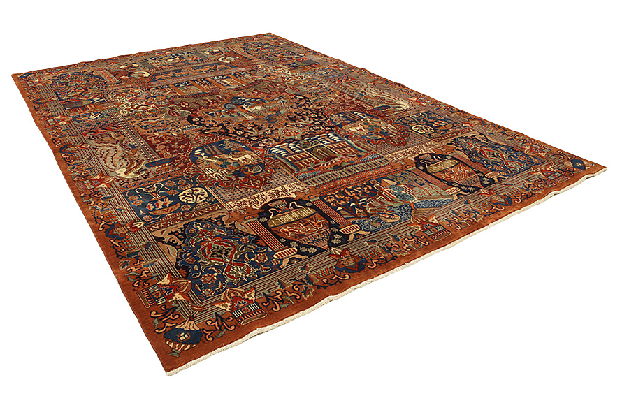 Kashmar - Mashad Perser Teppich 394x290 - Abbildung 1