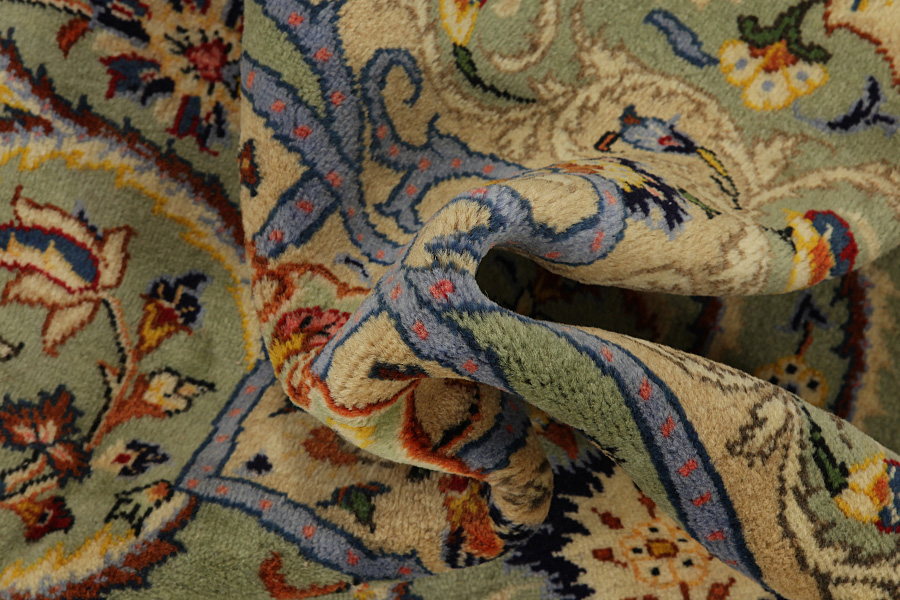 Kashan Tappeto Persiano 398x294 - Immagine 9