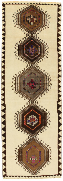 Gabbeh - Qashqai Tappeto Persiano 368x125