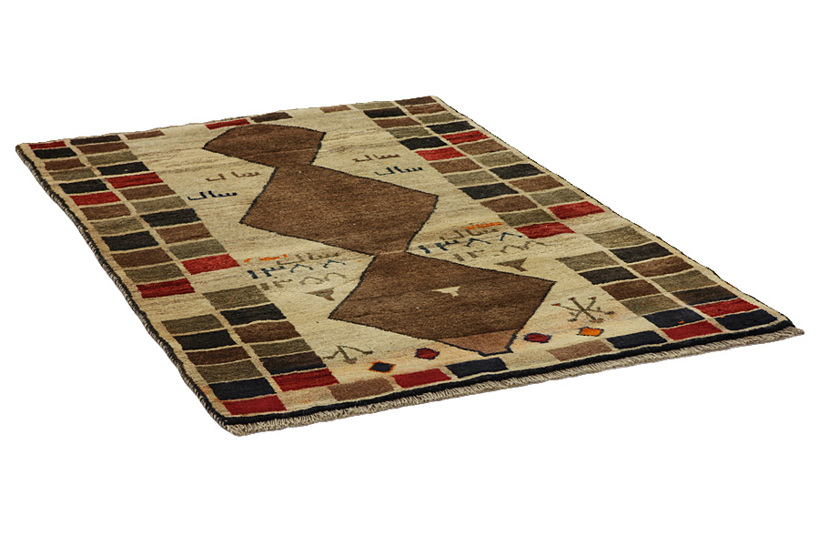 Gabbeh - Qashqai Tapis Persan 170x114 - Image 1