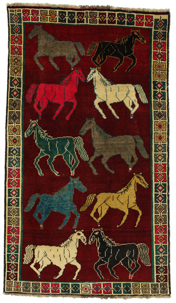 Gabbeh - Qashqai Tapis Persan 223x129