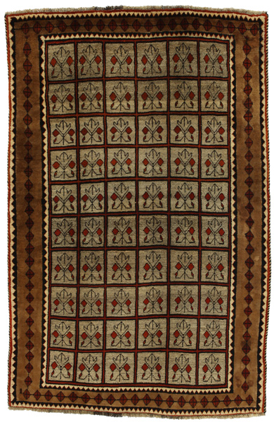 Gabbeh - Bakhtiar Tapis Persan 192x126