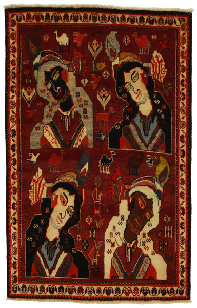 Gabbeh - Qashqai Tappeto Persiano 146x94