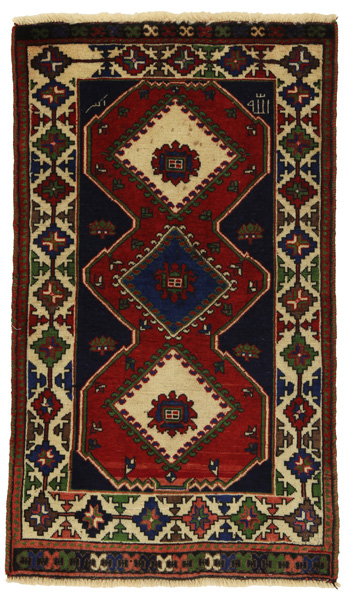 Yalameh - Qashqai Tappeto Persiano 118x70
