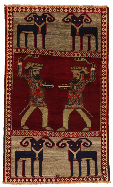 Gabbeh - Qashqai Tappeto Persiano 156x92