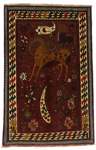 Gabbeh - Qashqai Tappeto Persiano 164x104