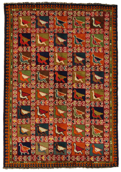Gabbeh - Bakhtiari Perser Teppich 155x108
