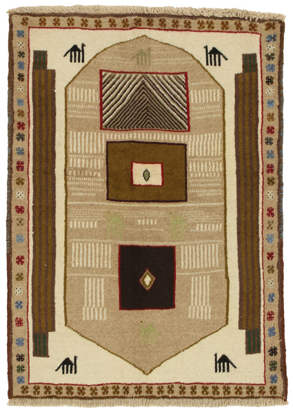 Gabbeh - Qashqai Perser Teppich 132x96