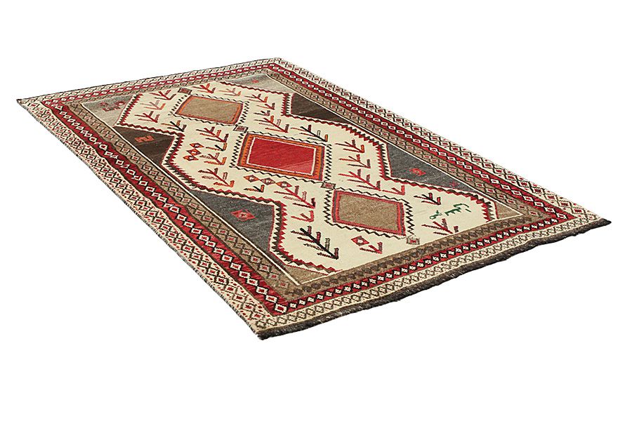 Qashqai - Gabbeh Tappeto Persiano 230x148 - Immagine 1