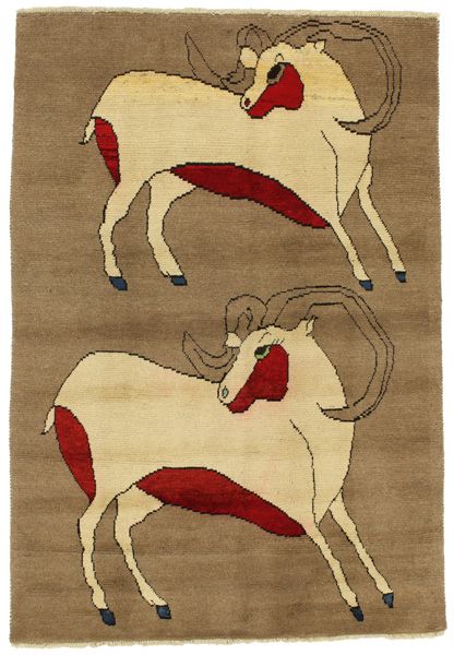 Gabbeh - Qashqai Perser Teppich 210x148