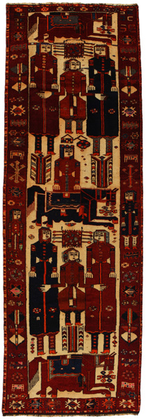Bakhtiari - Qashqai Tappeto Persiano 415x133