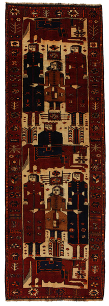 Bakhtiari - Qashqai Tappeto Persiano 400x133