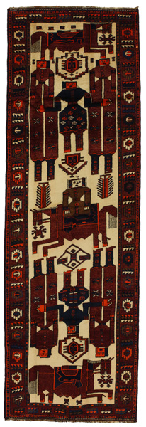 Bakhtiari - Qashqai Perser Teppich 413x133