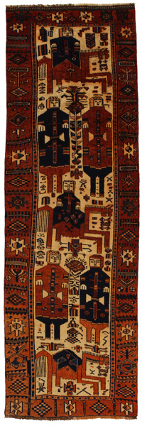 Bakhtiari - Qashqai Perser Teppich 374x117