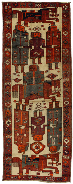 Bakhtiari - Qashqai Perser Teppich 342x128