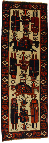 Bakhtiari - Qashqai Perser Teppich 388x130