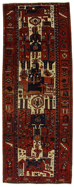 Bakhtiari - Qashqai Tappeto Persiano 388x147