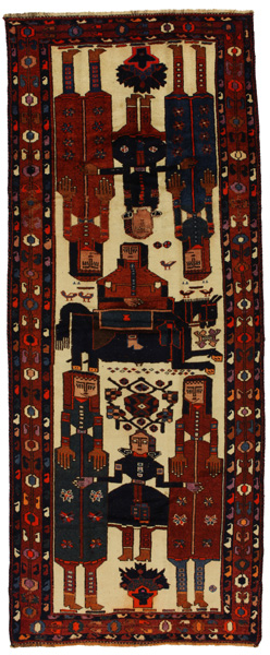 Bakhtiari - Qashqai Tappeto Persiano 384x152