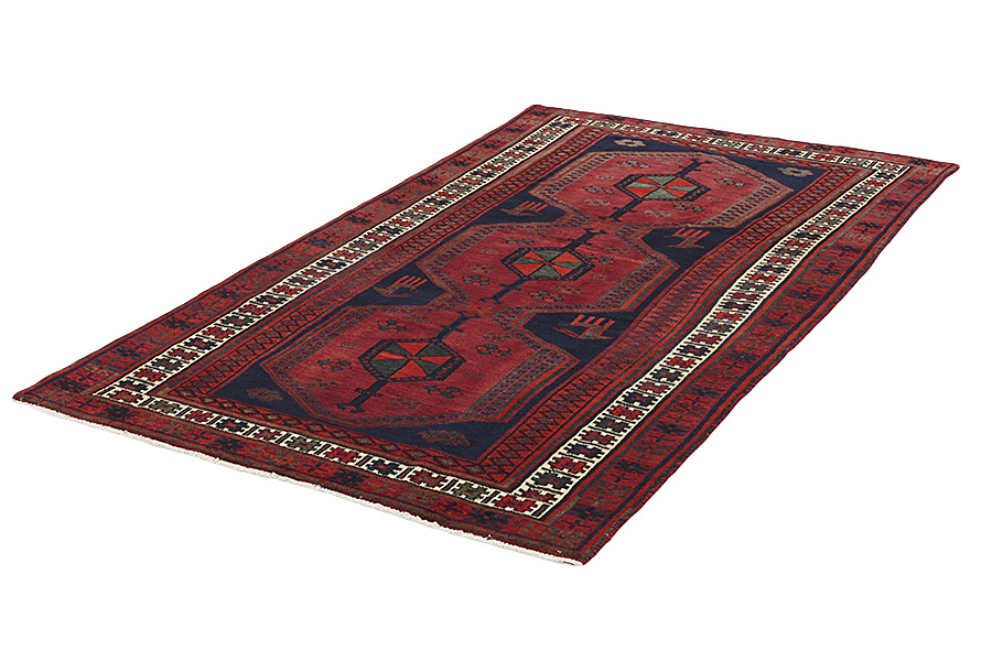 Afshar - Sirjan Tappeto Persiano 236x135 - Immagine 2