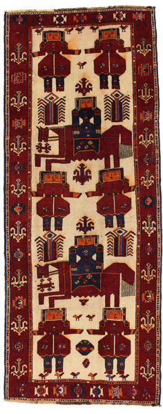 Bakhtiari - Qashqai Tappeto Persiano 380x149