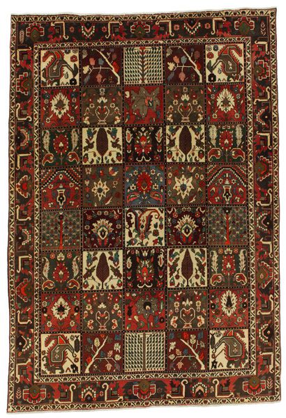 Bakhtiari - old Perser Teppich 298x203