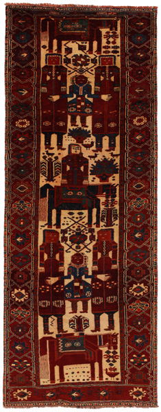 Bakhtiari - Qashqai Tappeto Persiano 395x151
