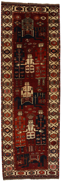 Bakhtiari - Qashqai Tappeto Persiano 415x137