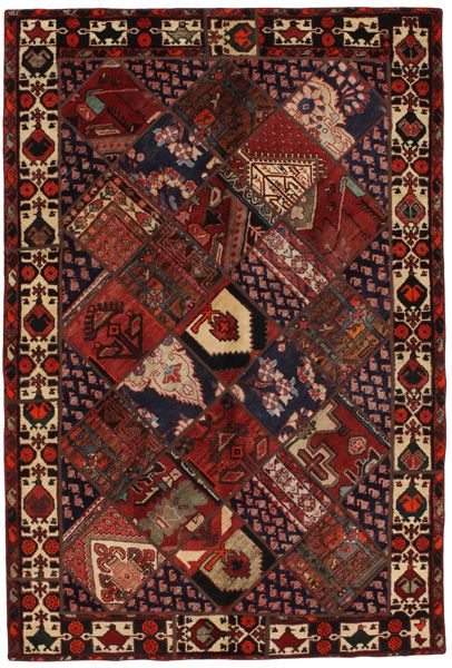 Patchwork Perser Teppich 254x171