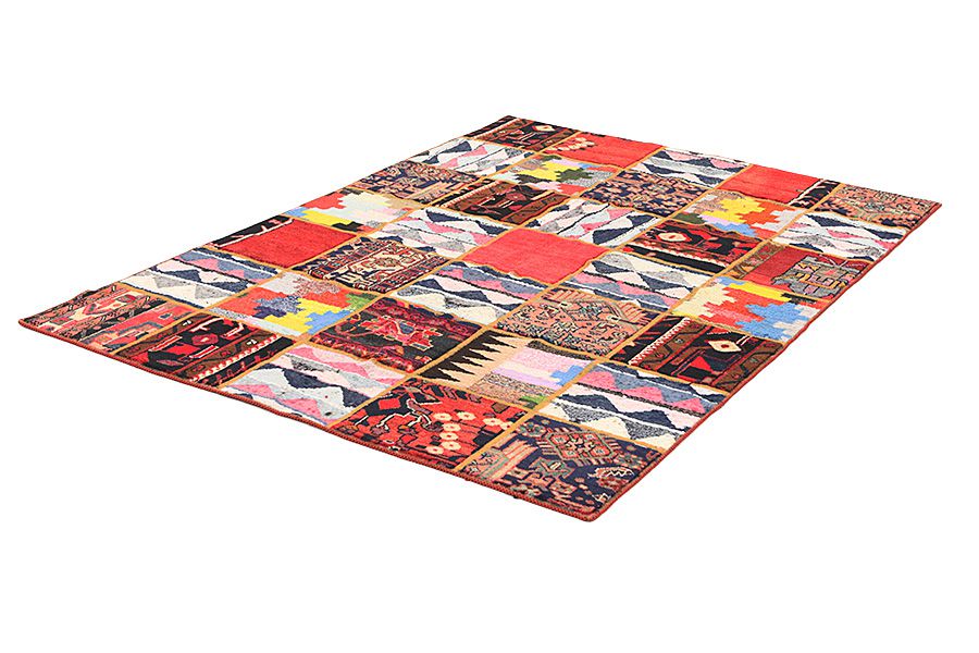 Patchwork Perser Teppich 212x152 - Abbildung 2