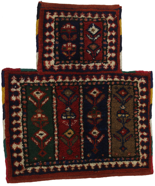 Afshar - Saddle Bag Tappeto Persiano 48x40
