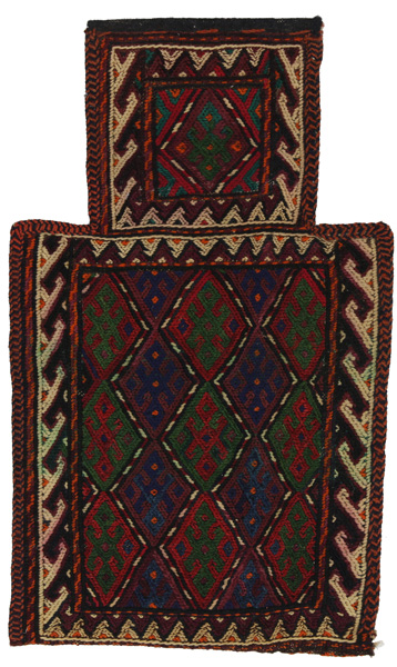 Qashqai - Saddle Bag Tapis Persan 51x30