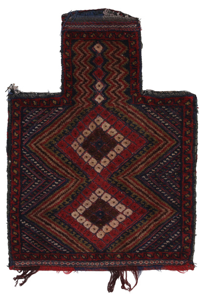 Turkaman - Saddle Bag Tappeto Persiano 55x39