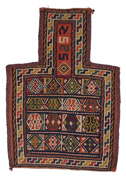 Qashqai - Saddle Bag Tappeto Persiano 52x37