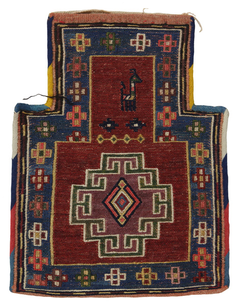 Qashqai - Saddle Bag Perser Teppich 39x29