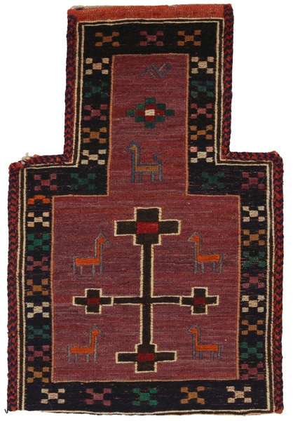 Qashqai - Saddle Bag Tappeto Persiano 44x30