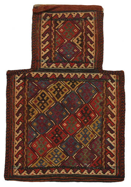 Qashqai - Saddle Bag Tappeto Persiano 52x35