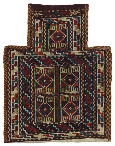 Qashqai - Saddle Bag Perser Teppich 45x36