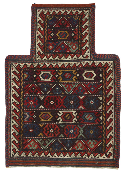 Qashqai - Saddle Bag Tapis Persan 52x36