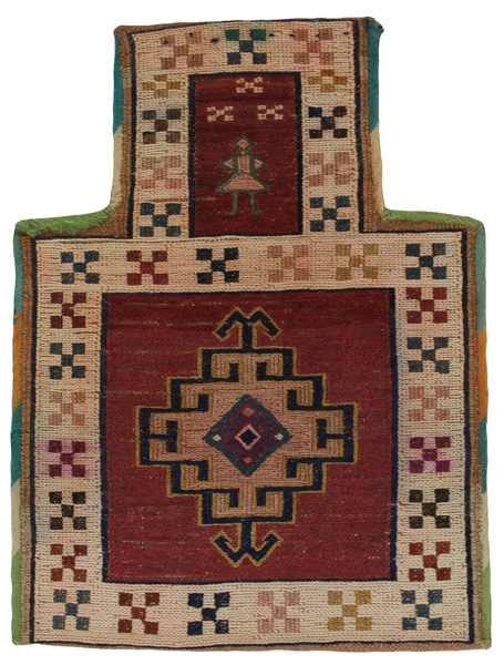 Qashqai - Saddle Bag Perser Teppich 45x34