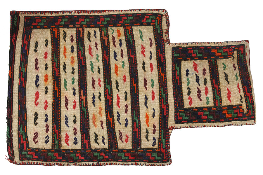 Qashqai - Saddle Bag Perser Teppich 59x38 - Abbildung 1
