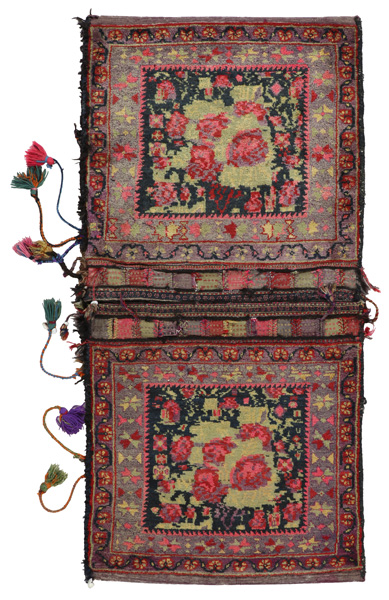 Afshar - Saddle Bag Tessuto Persiano 145x75