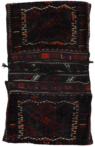 Jaf - Saddle Bag Tappeto Persiano 127x72